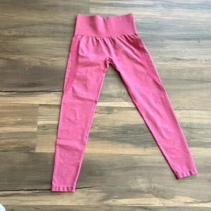 NVGTN pink curve seamless leggings size M